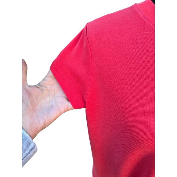 Ces Femme Womens Red Tangerine Soft Classic T-Shirt M Modal & Polyester Preppy - Picture 8 of 8